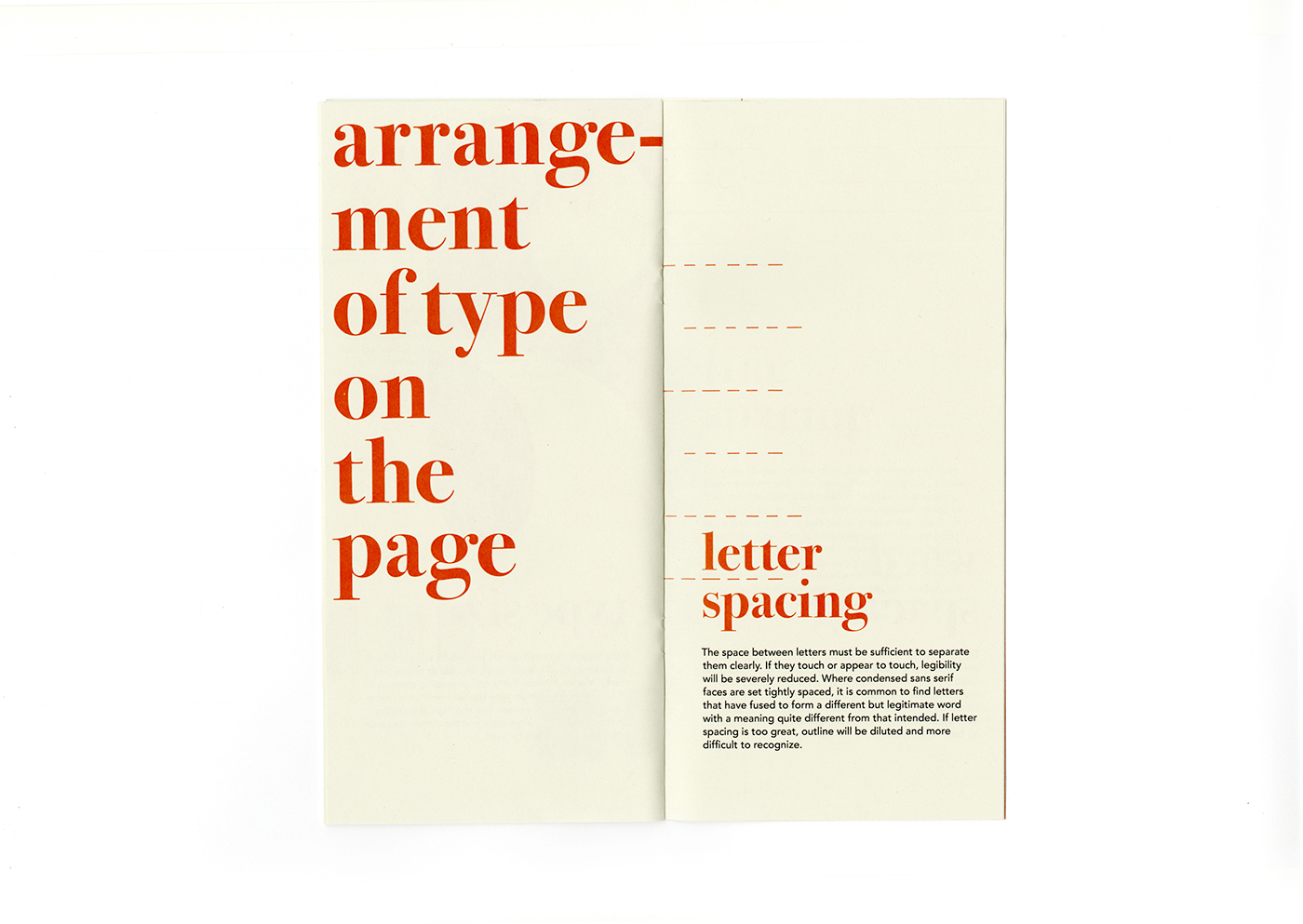 type typography   legibility text book Booklet Layout adobeawards