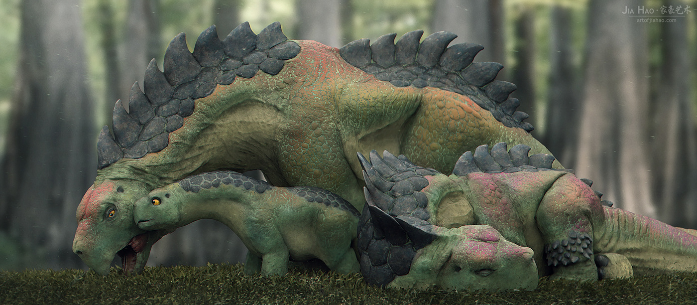 creature Character design ILLUSTRATION  3D fantasy sci-fi animal designer Dinosaur