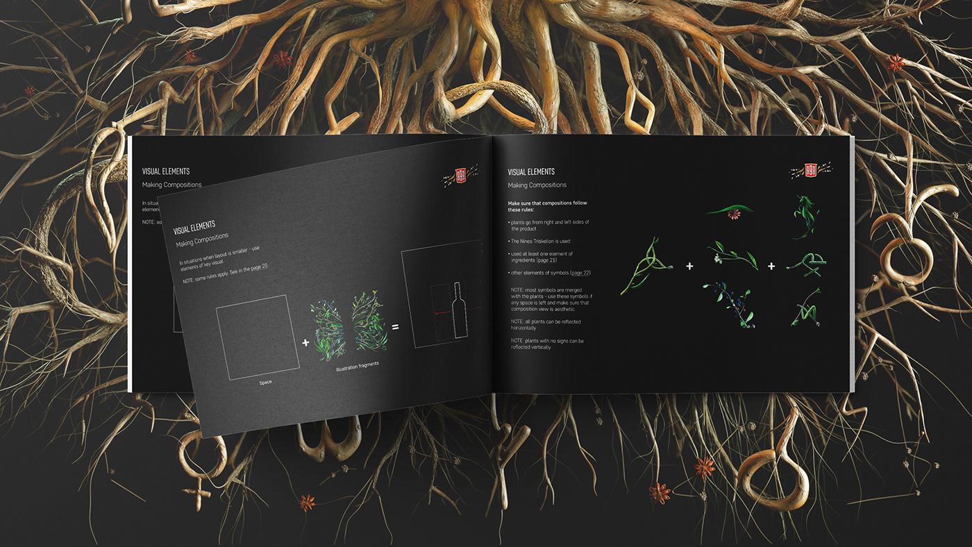 3D 3d render alcohol brandbook nature render Render Stumbras visual ID visual identity
