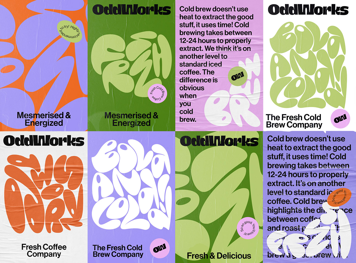 animation  brand identity Coffee coldbrew identity Logo Design Packaging poster type typography  