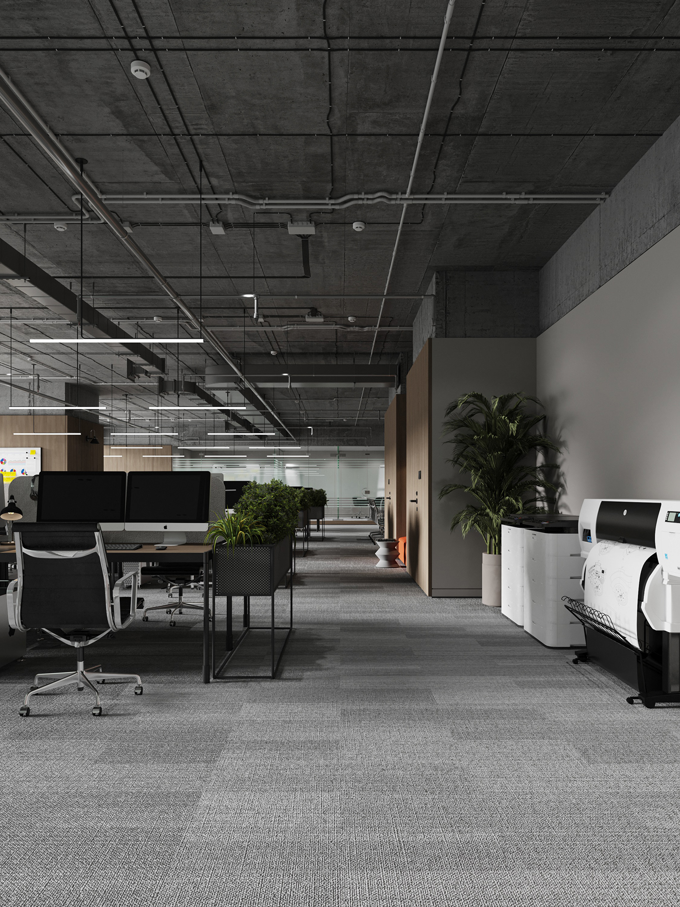 Office Design officedesign Office Interior Studia54 cozy tolko archviz administration