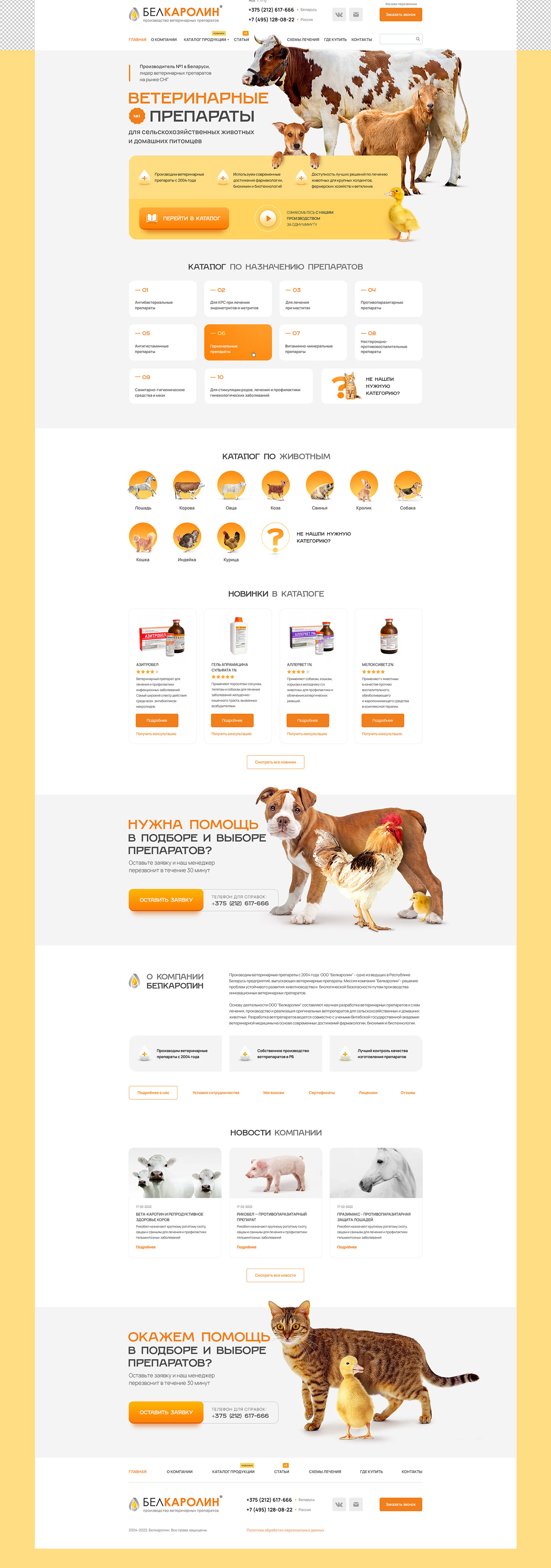 animals landing page ui design UI/UX veterinary medicine Web Website Design