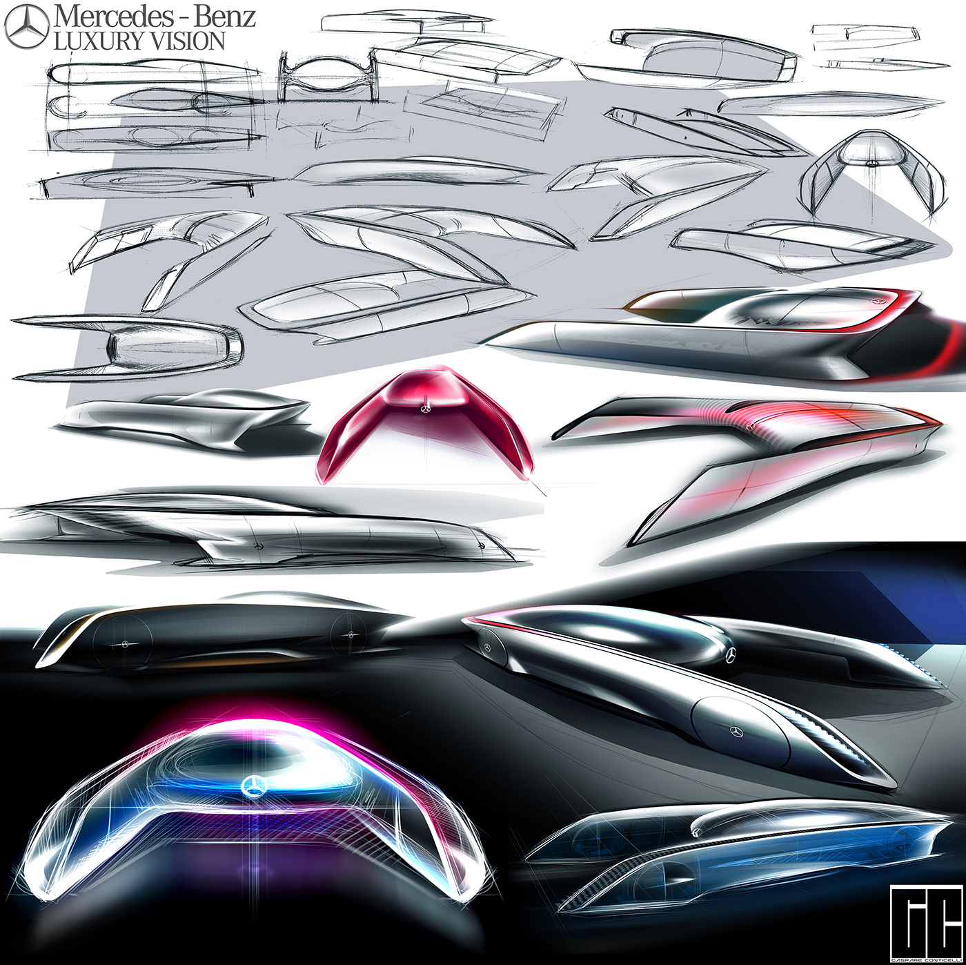 car cardesign conceptcar conticelli innovation luxury Mercedes Benz trasportationdesign