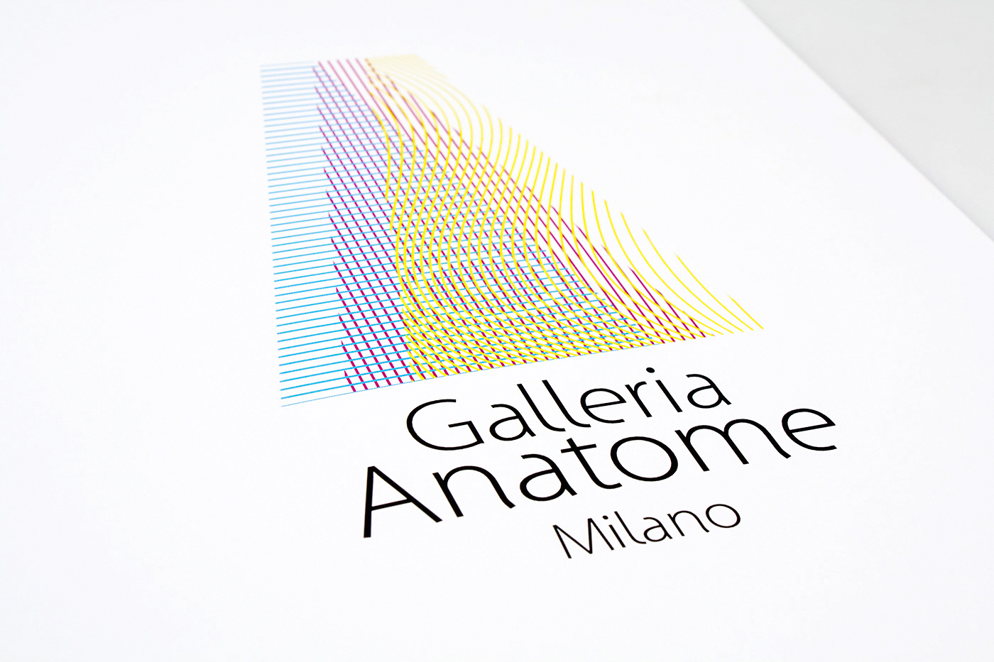 polimi gallery Brand Design moire RGB CMYK collage