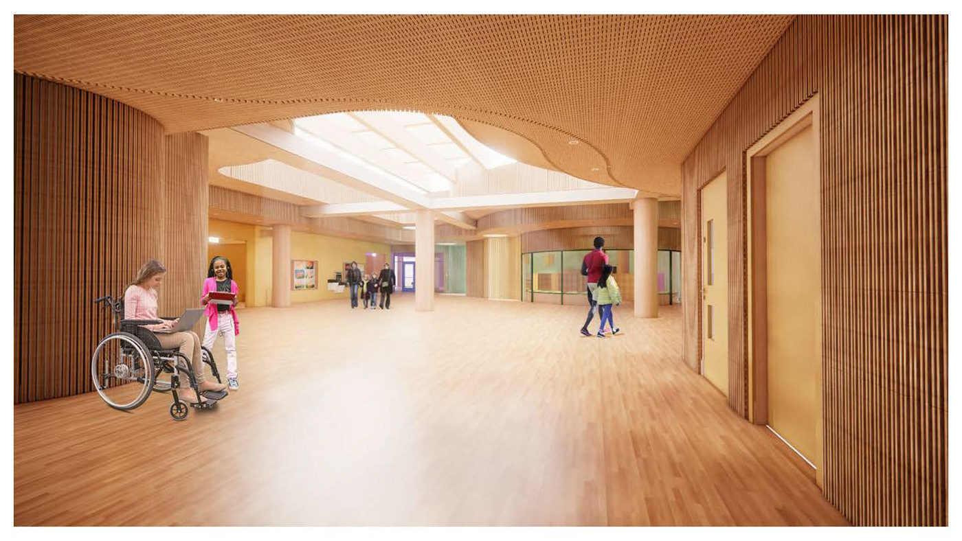 Interior Architecture educational design Accessibility adaptive reuse architecture interior design  Autism design Autism Design Guidelines daylighting health and wellness