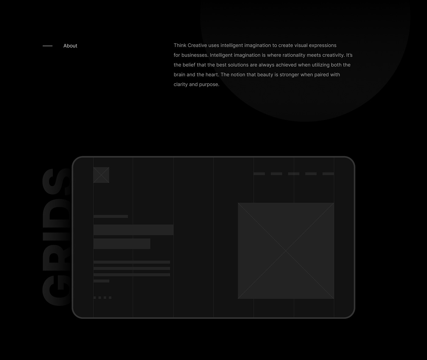 Adobe XD creative agency dark theme Figma landing page ui design ui ux UX design Web Design  Website