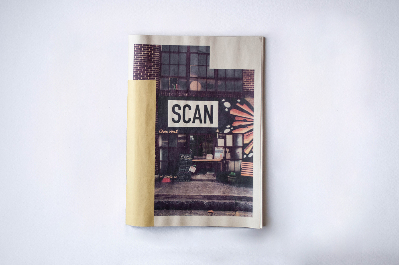 magazine college school SCAD spring scan issue new brand identity newspaper newsprint printed colour photograph
