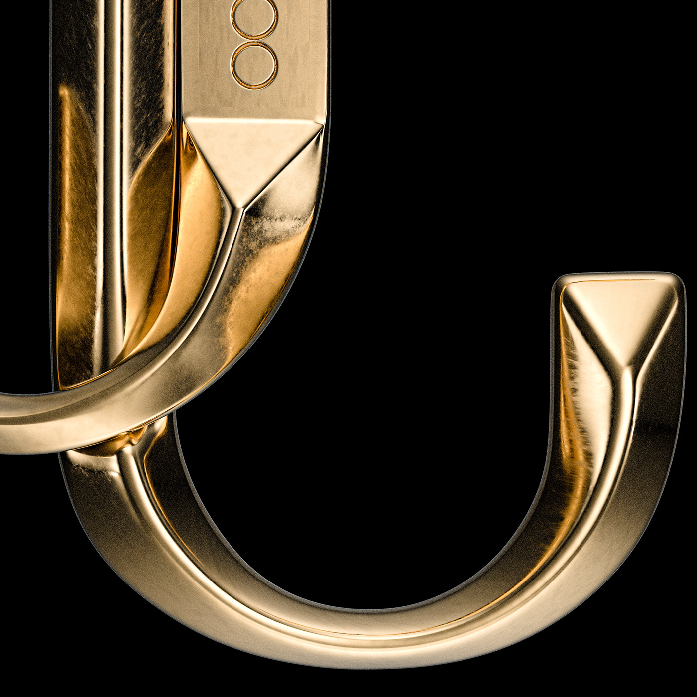 3D branding  CGI design elegant gold golden graphicdesign JimmyChoo logo luxury