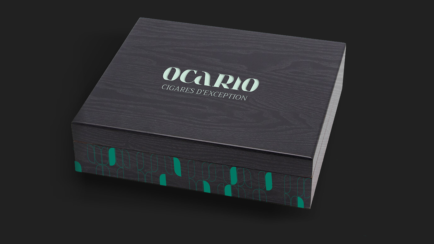 branding  cigar tabac logo Packaging Typogramme luxury
