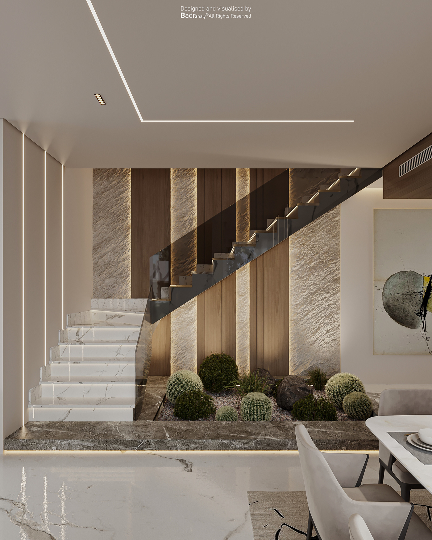 indoor architecture Render visualization interior design  3ds max corona CGI archviz