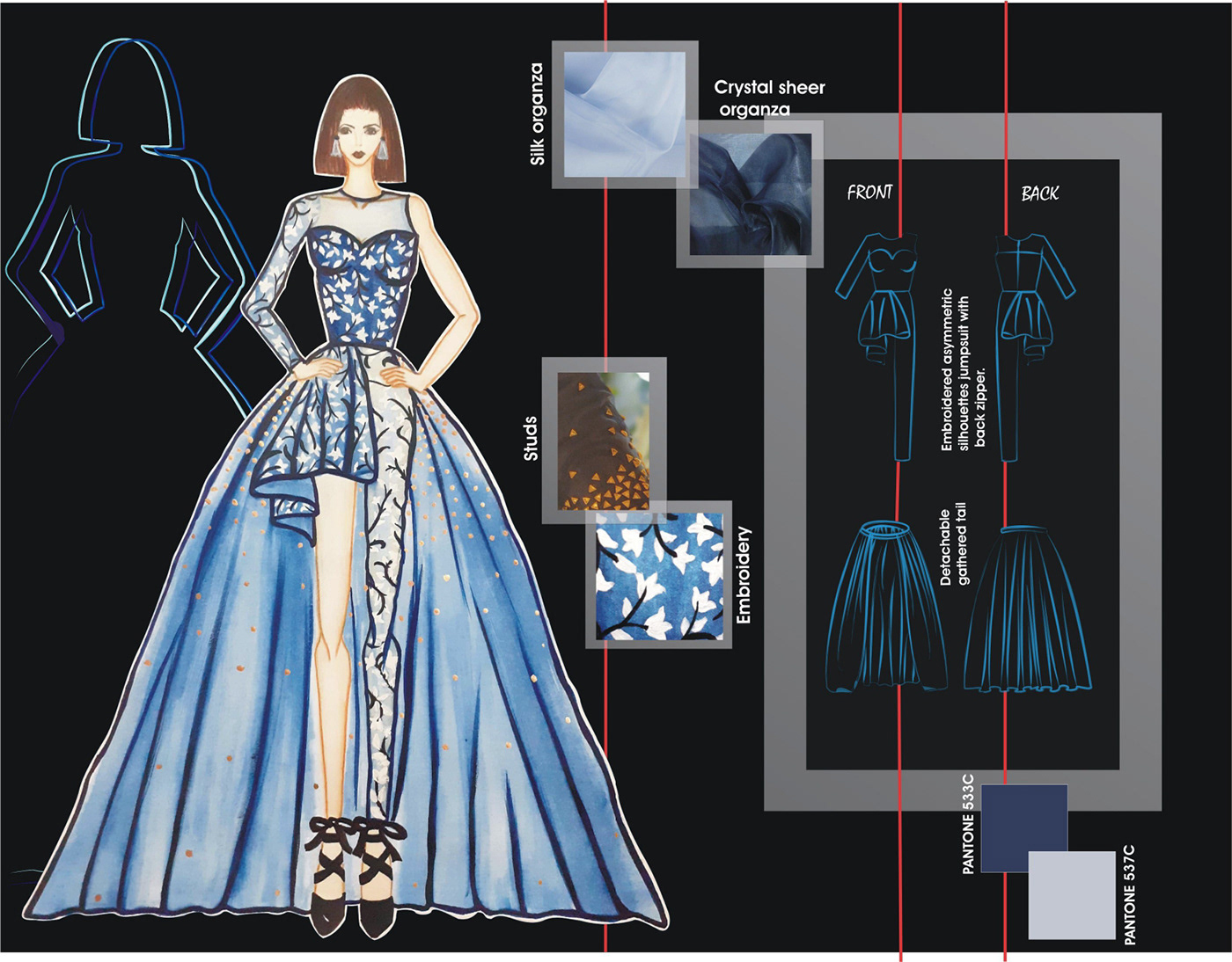 design collection fashion illustration Manual Illustration