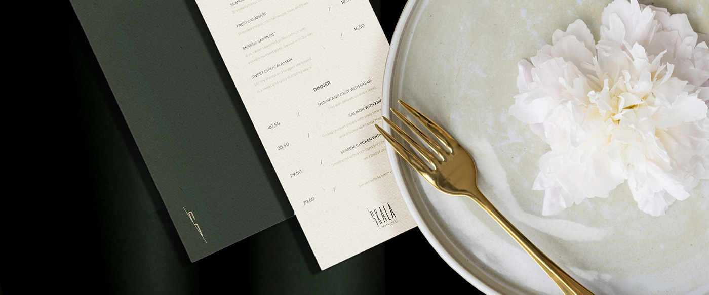 bar cafe design menu Food  logo hotel logo restaurant luxury menu minimal modern