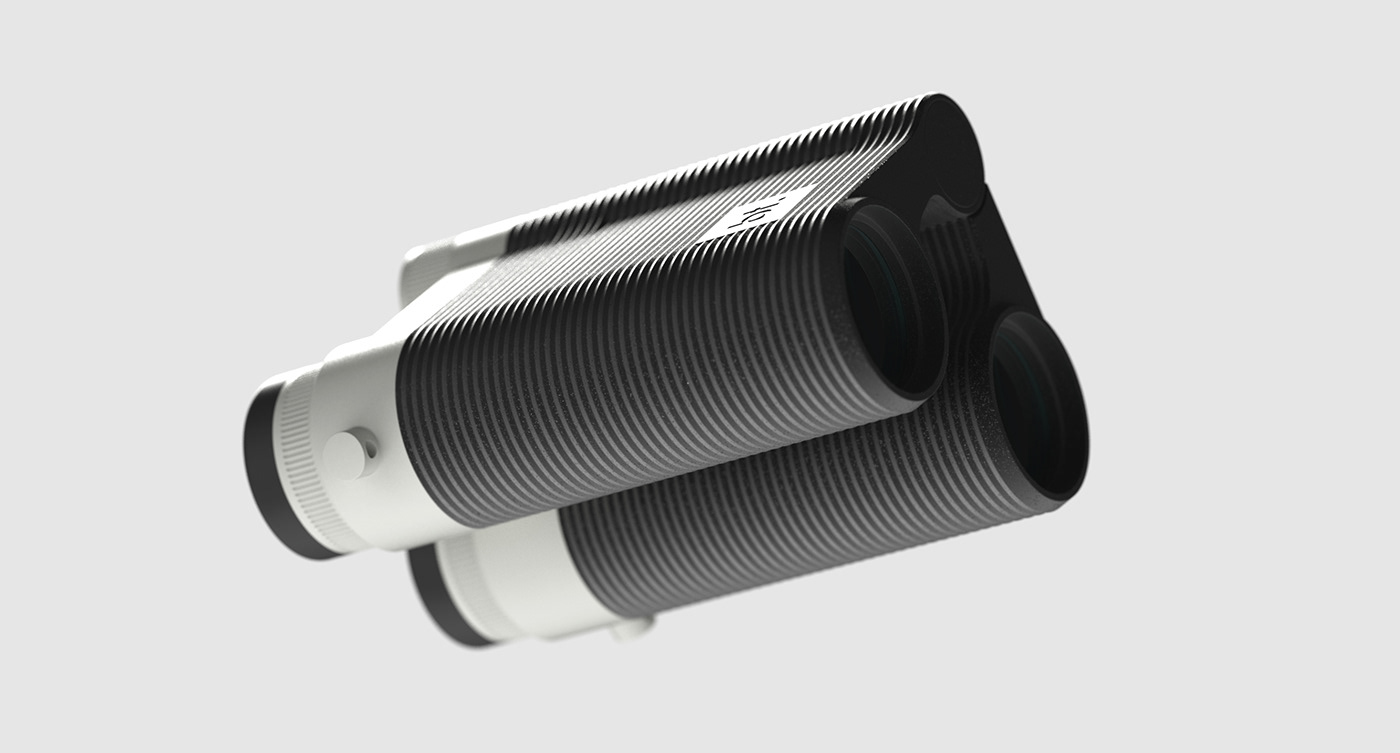 boring binoculars design industrial cmf product boringthings fluted detail