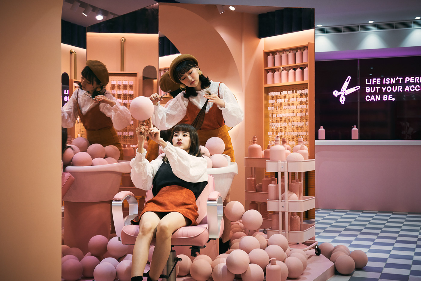 Interior store White Accessory design pink cute taiwan