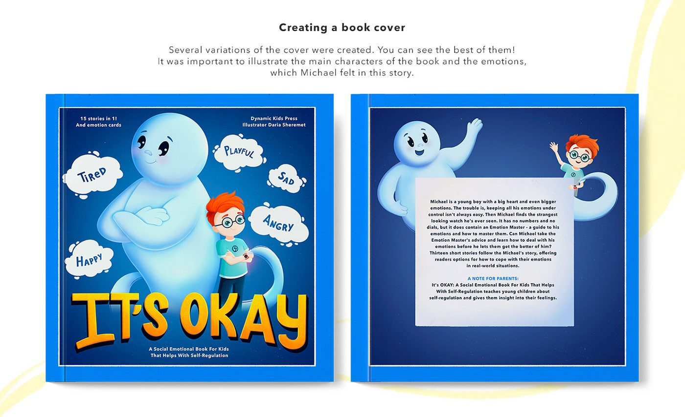book illustration cards Character design  children's book cover design editorial emotion ghost kidlit kids illustration