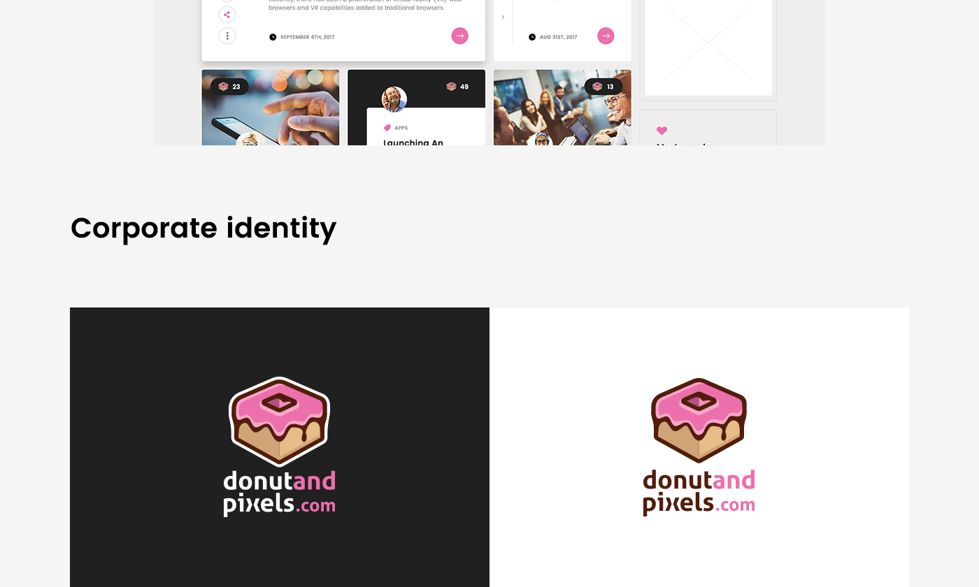 visiontrust agency Webdesign katowice poland donut pixels logo