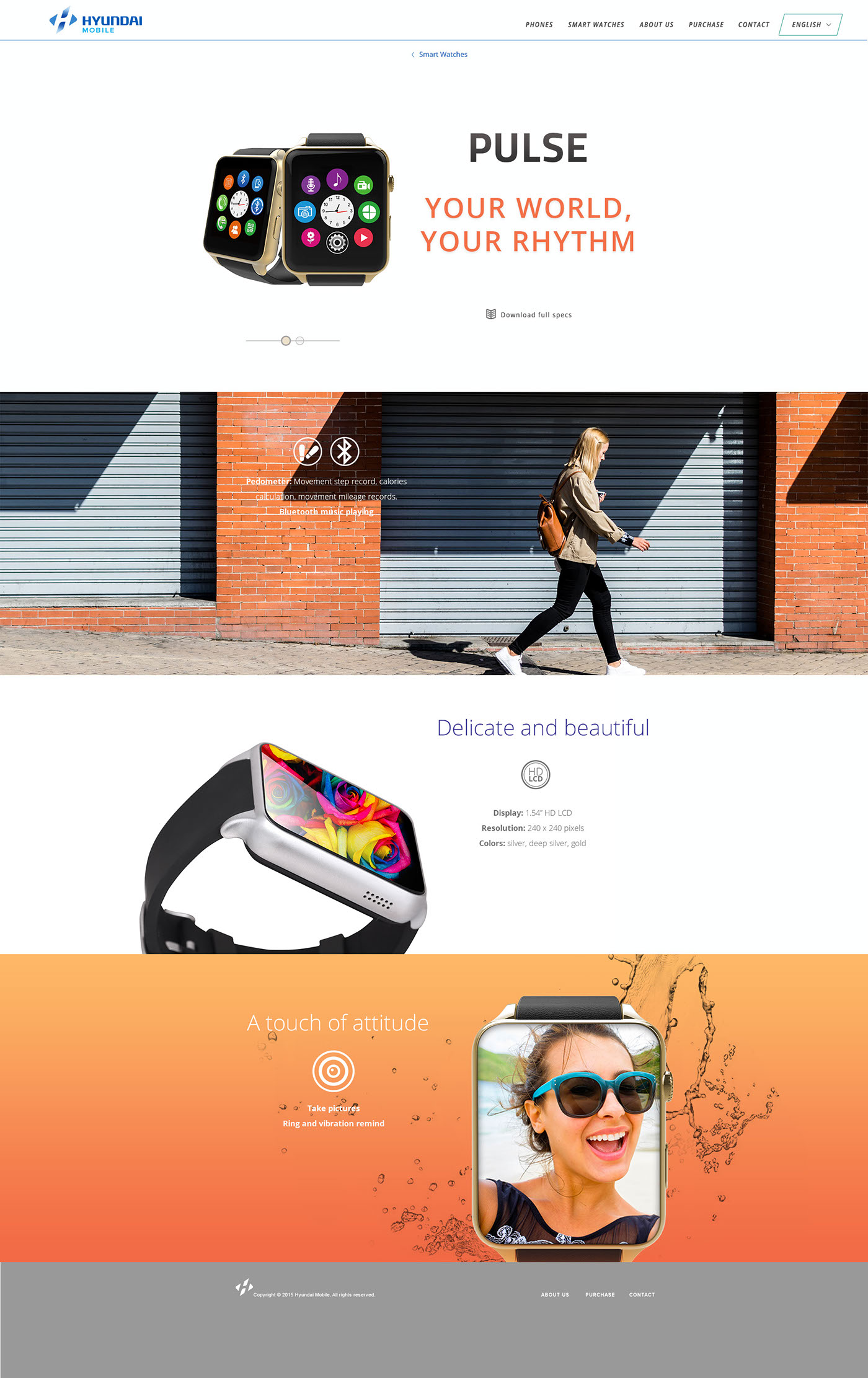 mobile cellphones Web smartwatch modern lifestyle colorful UI