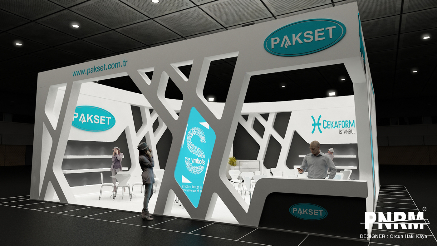 PAKSET package Exhibition  Stand booth design