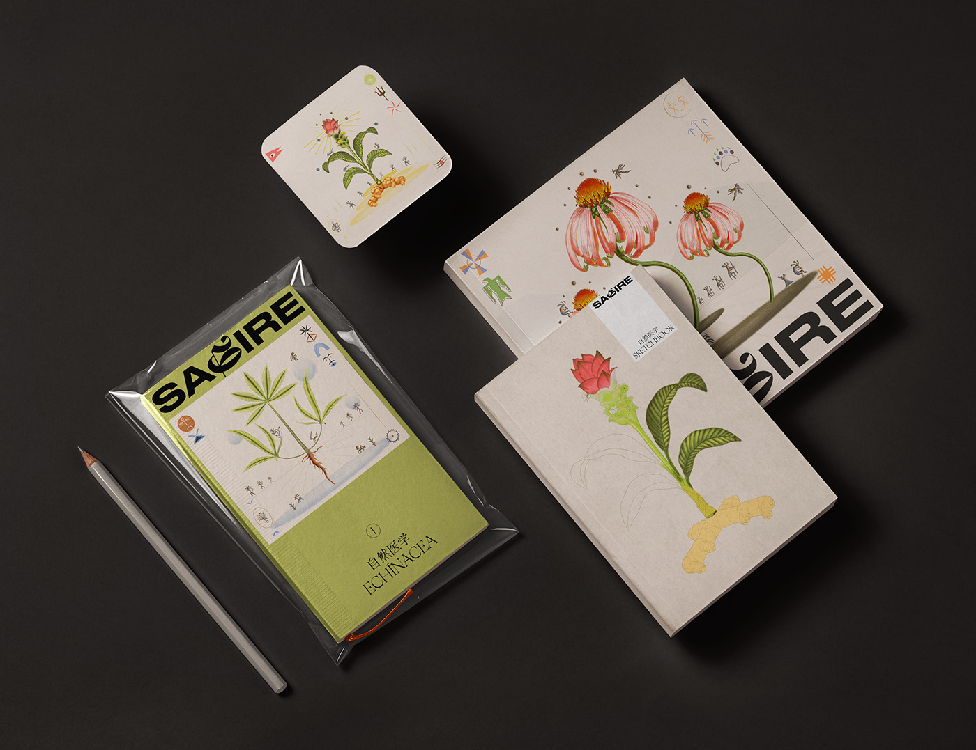 Packaging ILLUSTRATION  Nature brand identity product design package logo medicine graphic design 