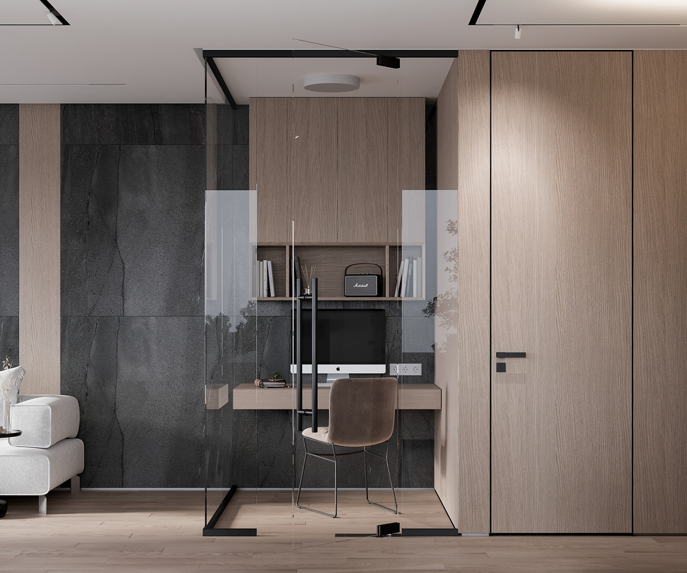 apartment design Interior interior design  Render visualization workspace