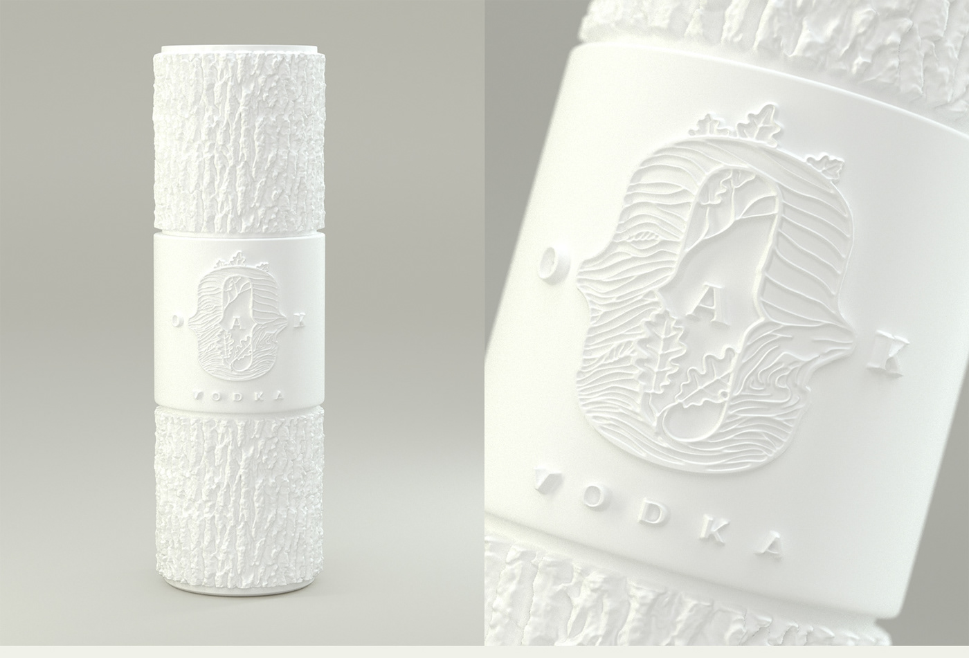 Vodka polish oak premium design Packaging branding  visual