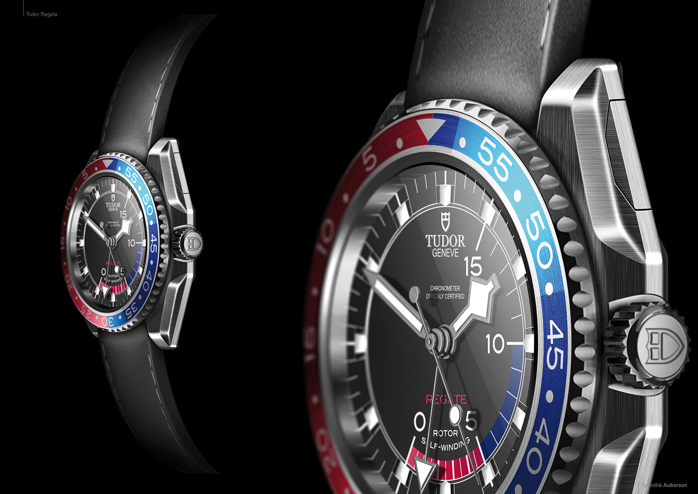 tudor regate montre watch time pepsi blue red Timekeeper swiss Suisse Submariner rolex