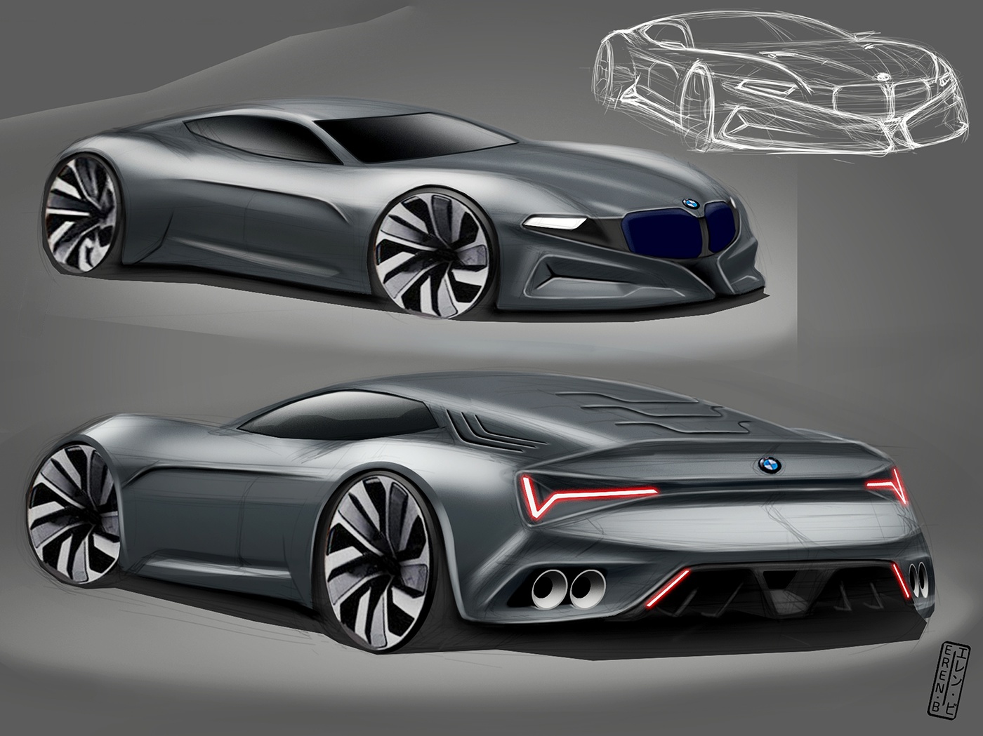 car design sketch automotive  