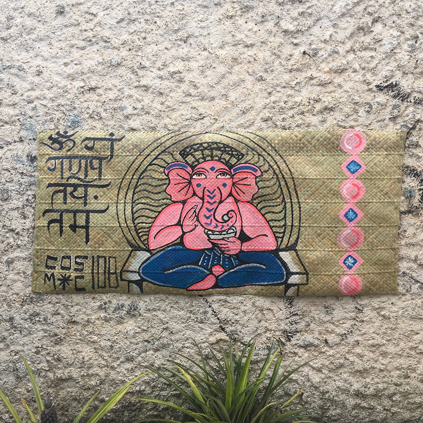 art esteira Ganesh India mantra painting  