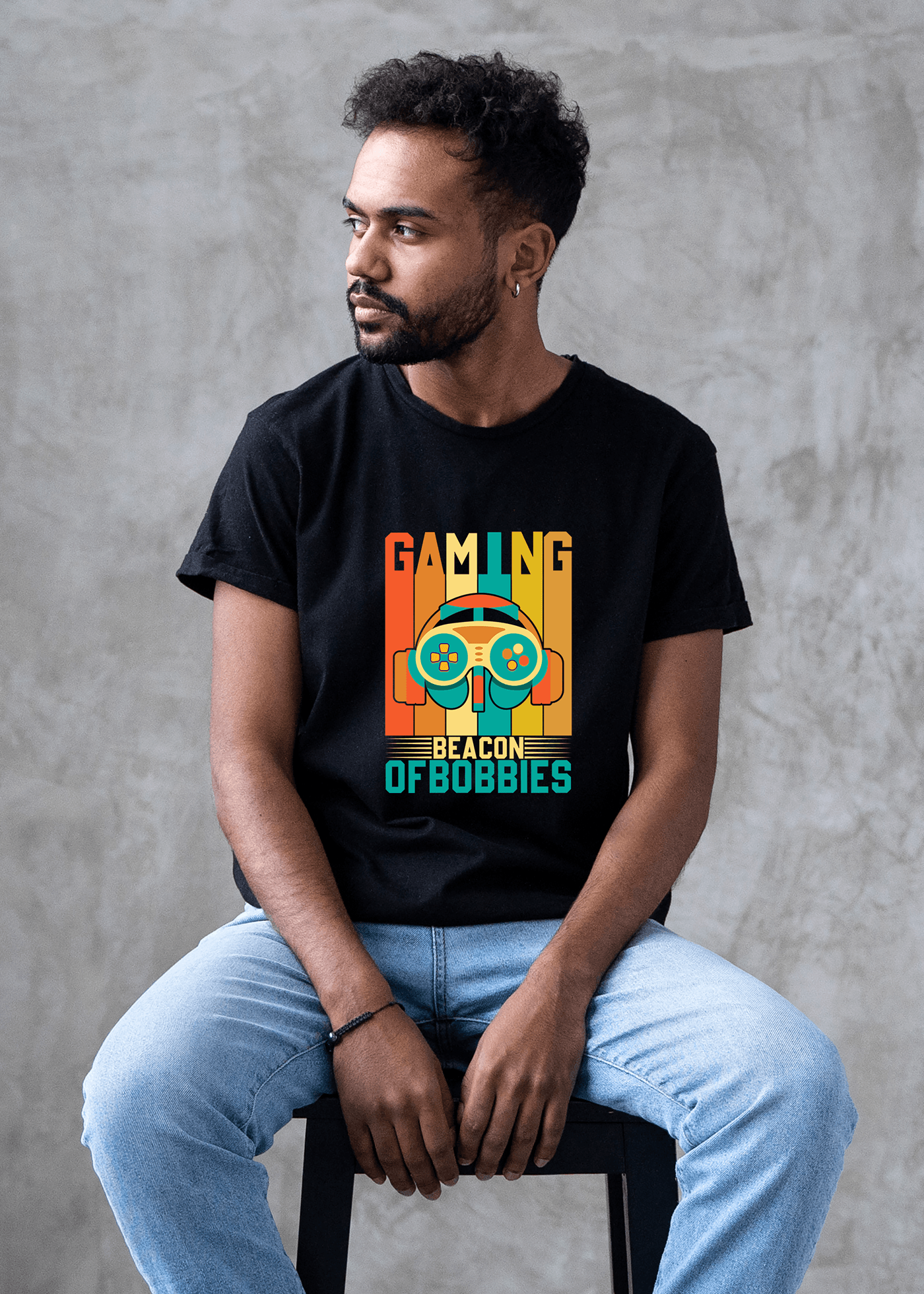 gaming t-shirt design gaming t shirt game design  game game t-shirt design graphic design  designer adobe illustrator ms graphixs designer Game T-Shirt