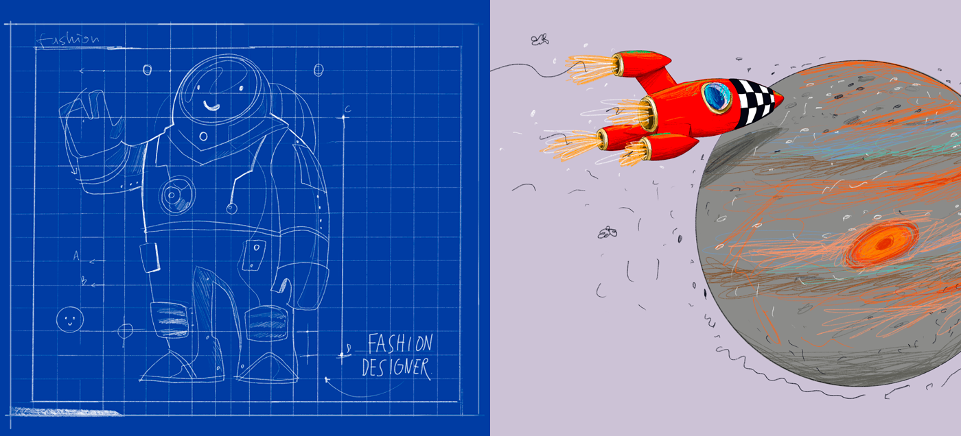 book children ILLUSTRATION  editorial arts characters dibujo sketch nacho huizar graphic design 
