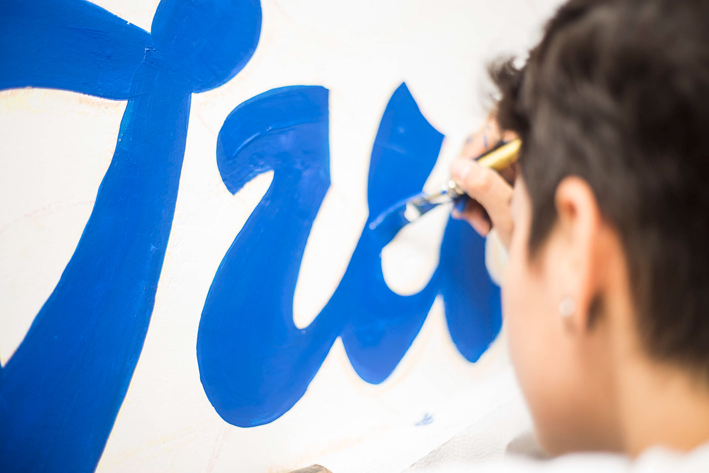 lettering Mural buenos aires Handlettering chalk