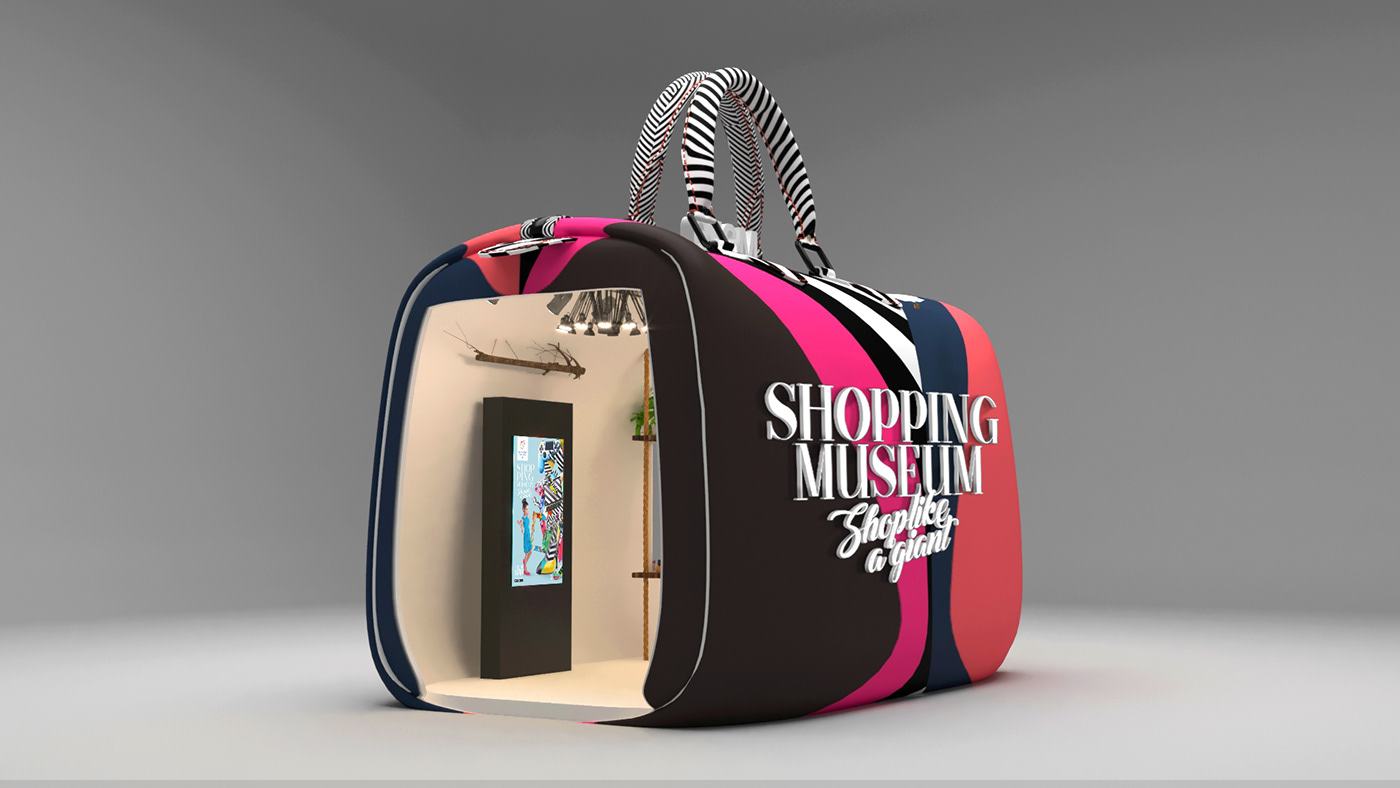 Cairo Festival City mall Shopping festival museum house bag big iteams land mark activation