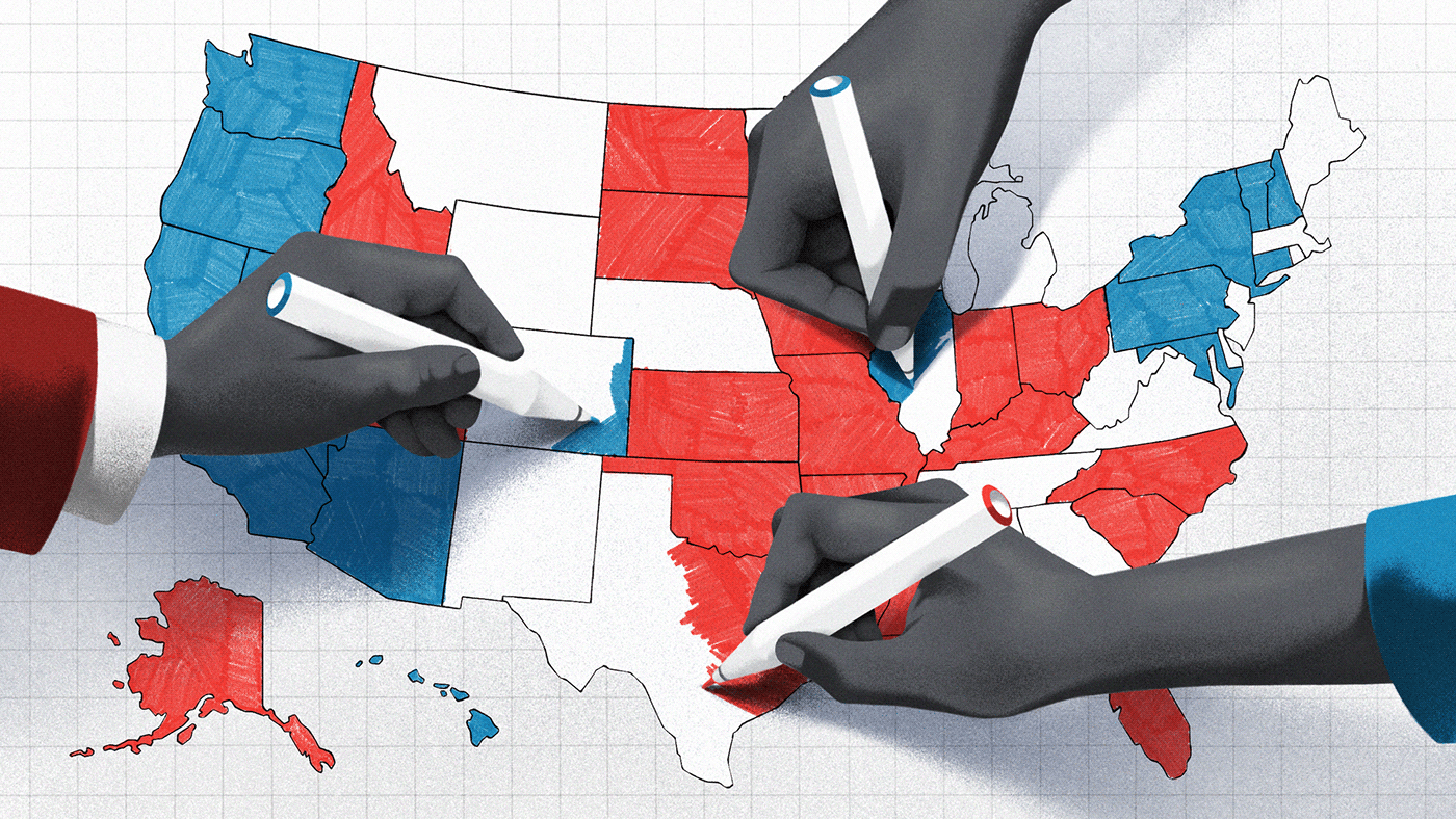 america DEMOCRATIC editorial Government hands ILLUSTRATION  politics united states usa voting