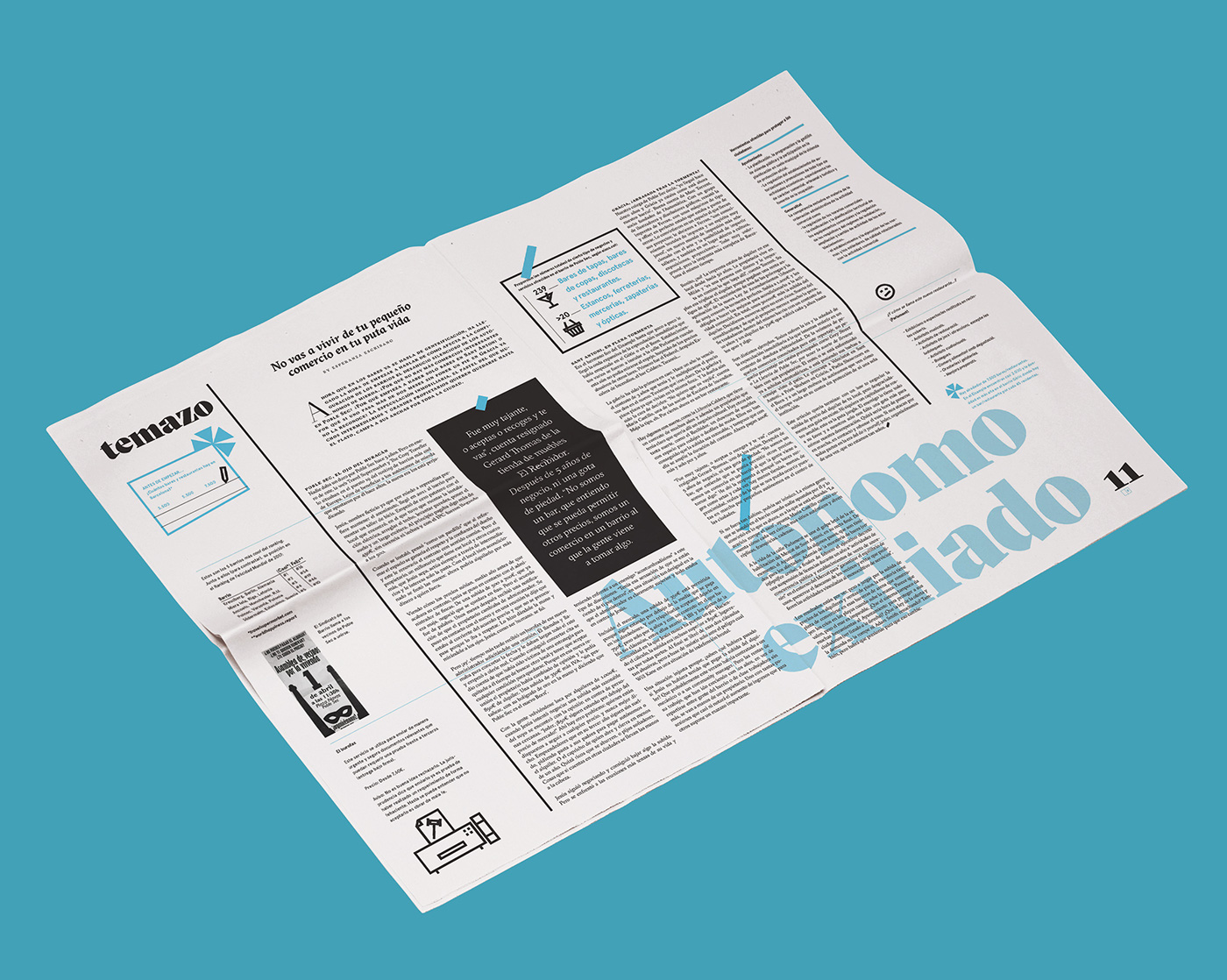 newspaper editorial Icon Layout grid independent press barcelona egiptian bold