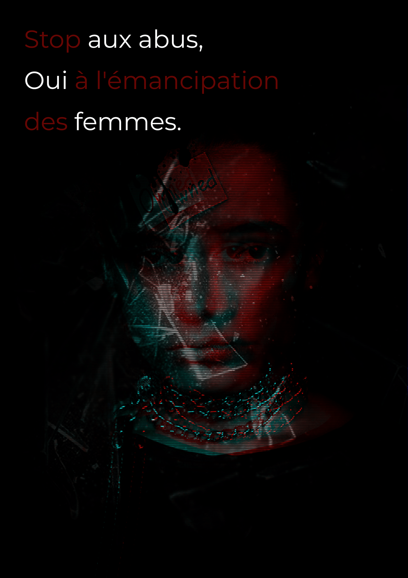 violence Violence Against Women women's rights Poster Design Social media post Adobe Photoshop message Conception Graphique affiche