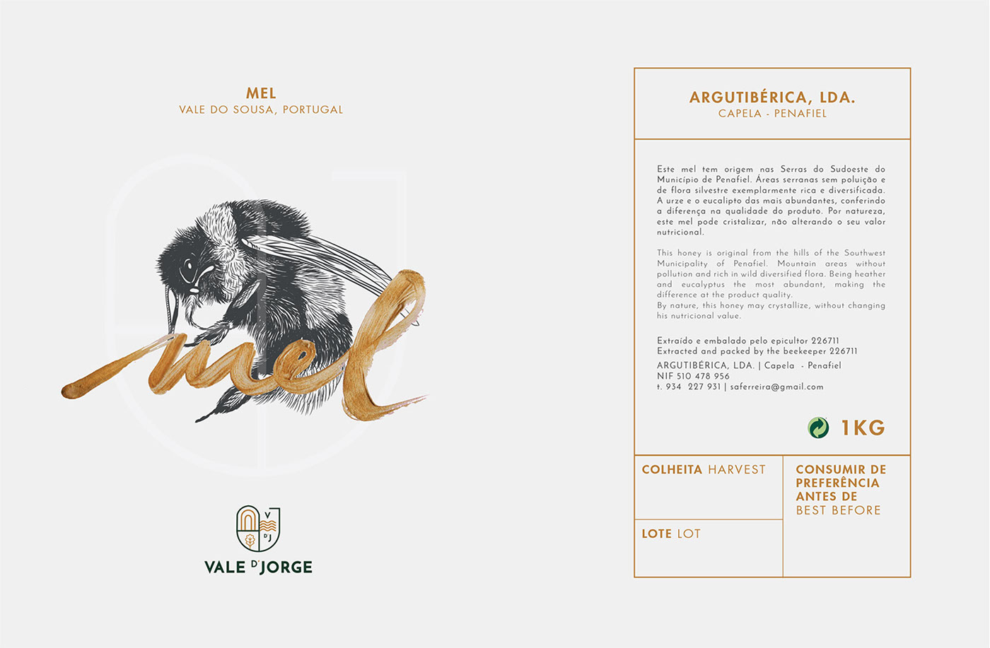 identity honey Portugal Calligraphy   logo Packaging Label