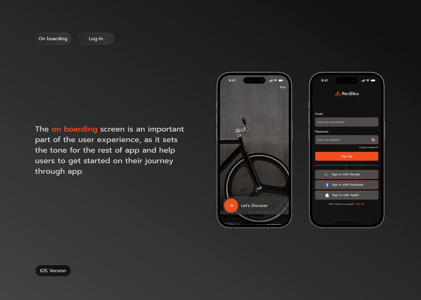 iosapp uiuxdesign bike design app design user experience Android App BikeApp rentalapp Rentalbike uimobileapp