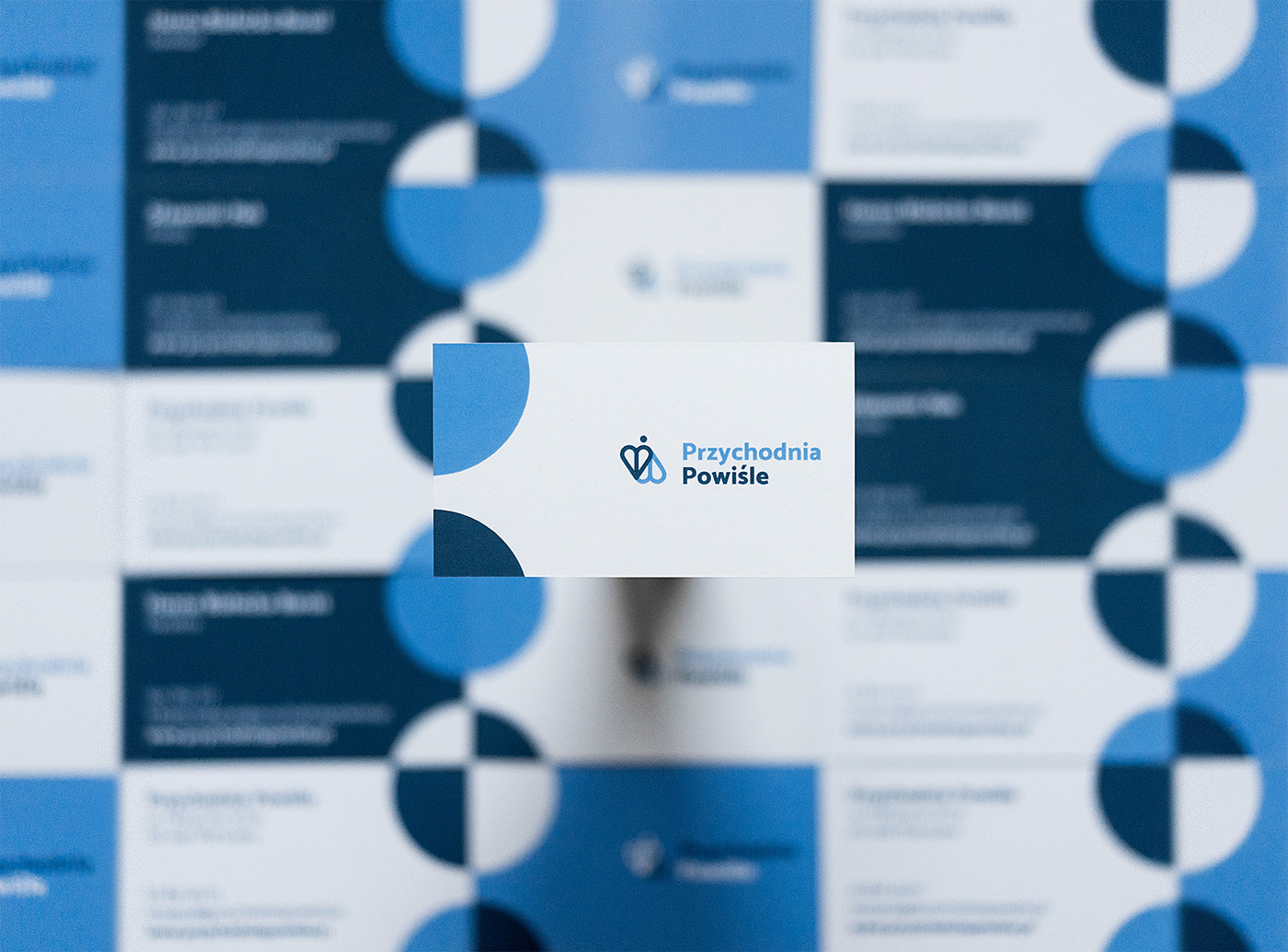 branding  business card clinic dots identity logo Logo Design Medical Clinic