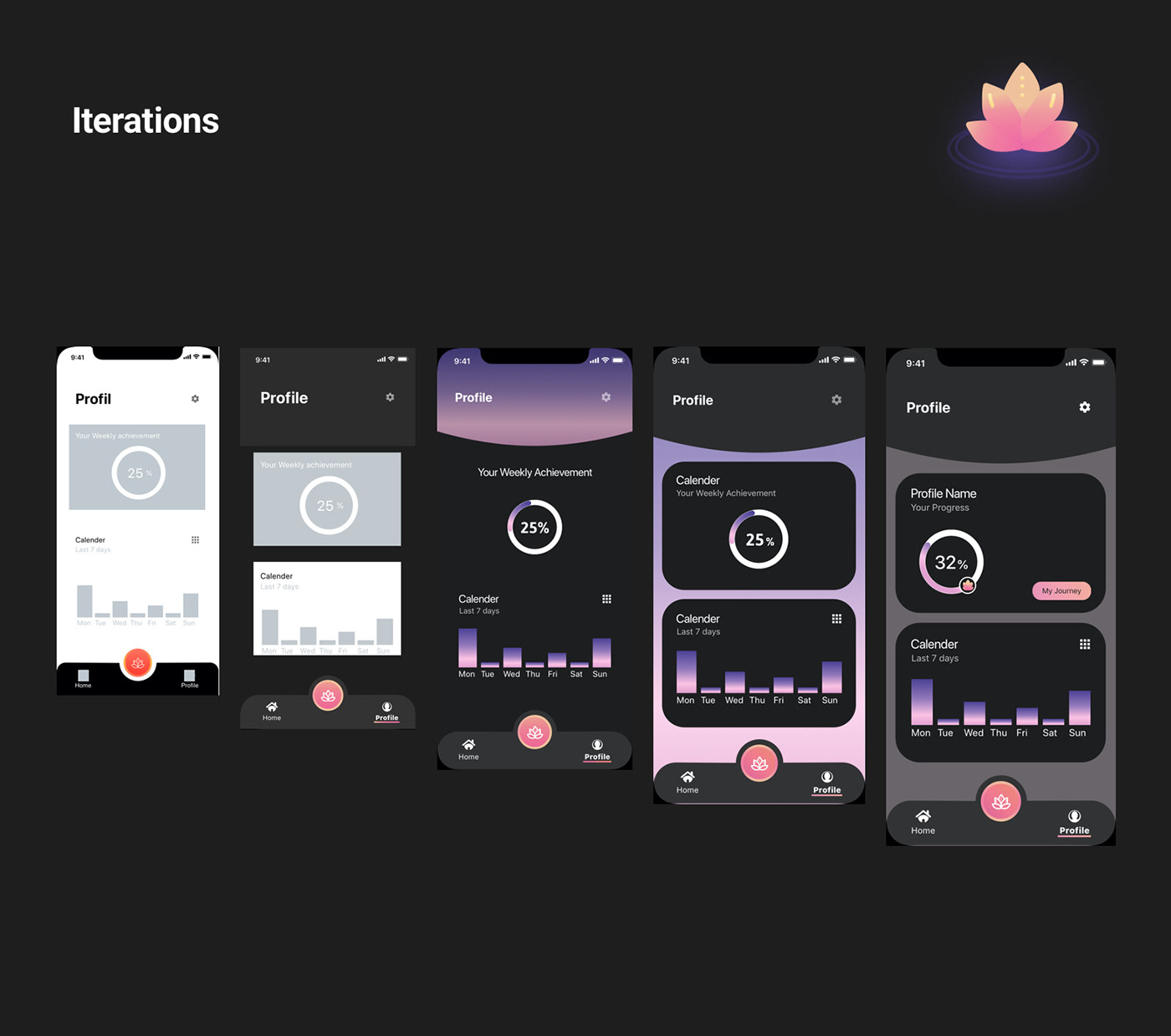 UI android ios meditation