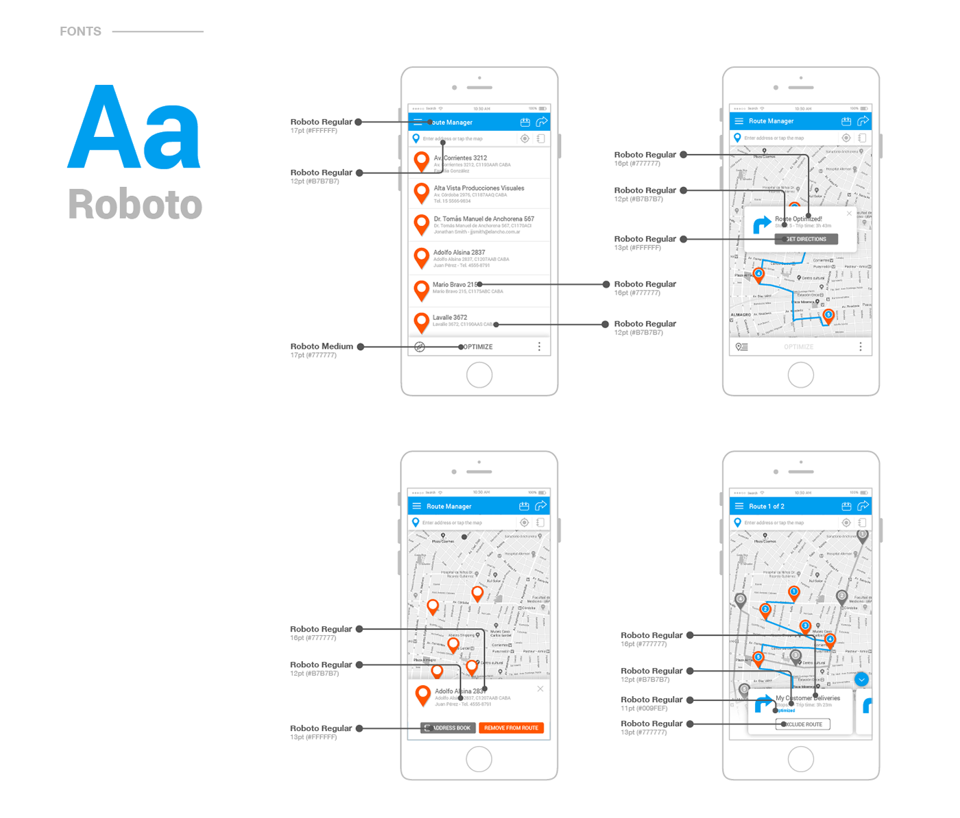 app location map Mobile app product design  route optimization user interface UX design UX UI