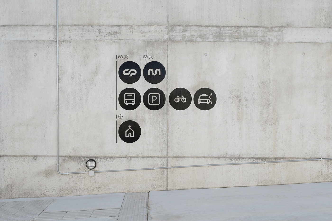 architecture design environmental graphics graphic design  identity porto Signage signsystem visual identity wayfinding