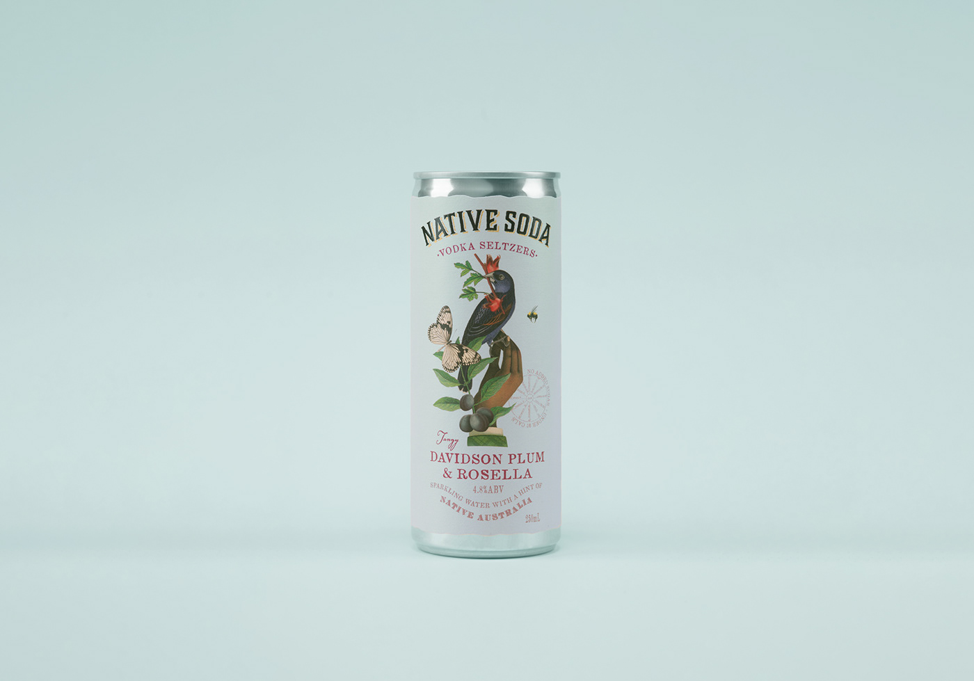 Australia collage davidson Plum drinks design quandong Seltzer Packaging