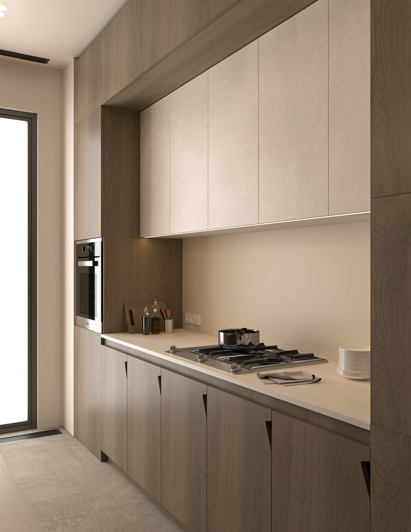 TAP kitchen interior design  visualization 3ds max architecture mood