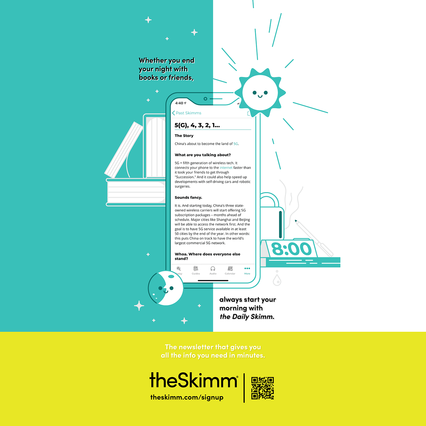 2D Advertising  aftereffects artwork conceptual design Editorial Illustration Rebrand theSkimm vector