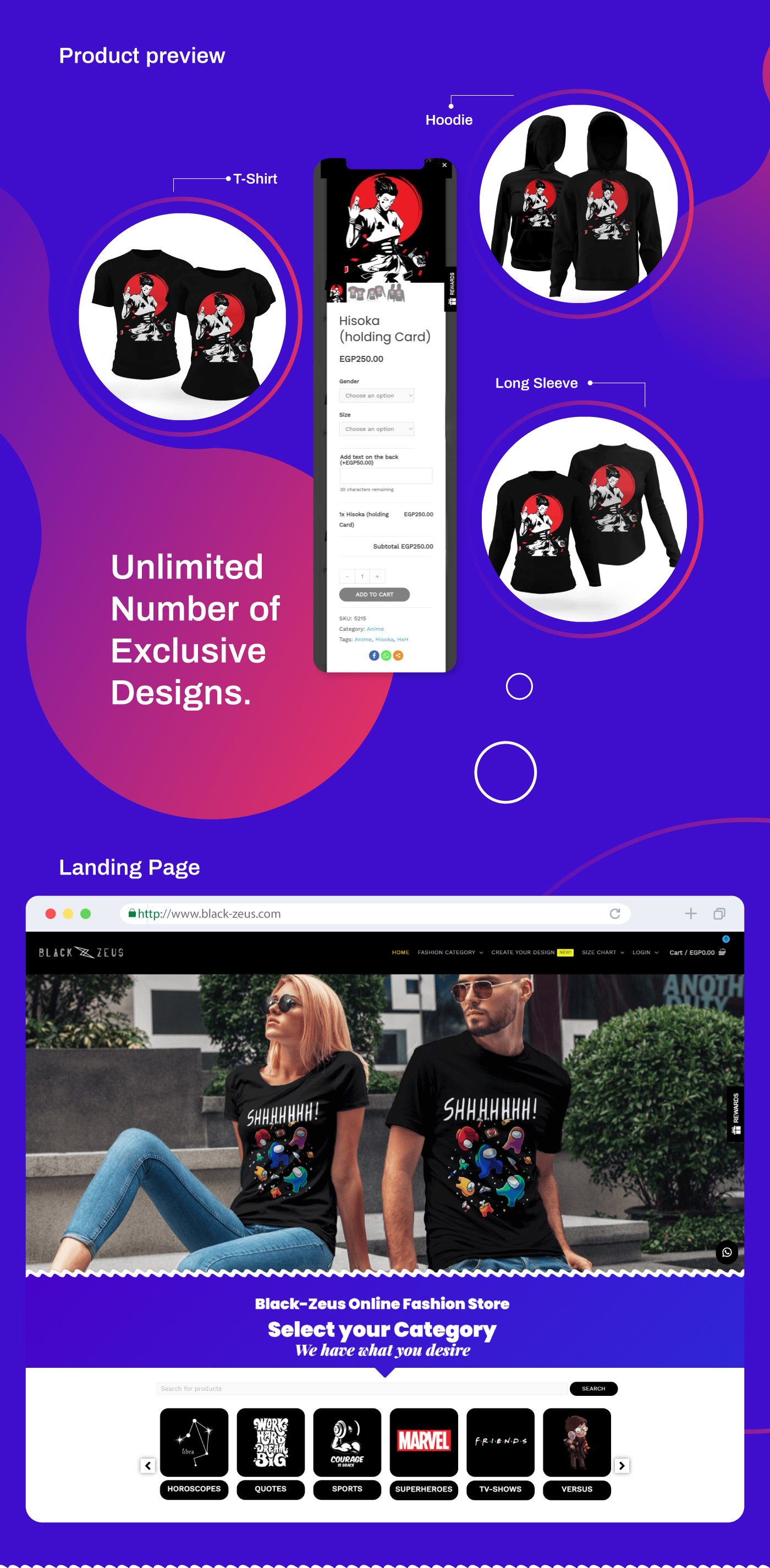 black black zeus branding  clothes Packaging UI/UX Website media social social media