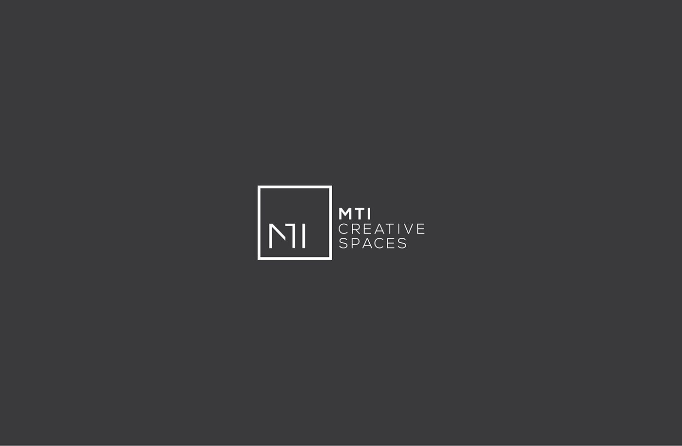MTI architect LBANON minimalist graphic design brand building Space 
