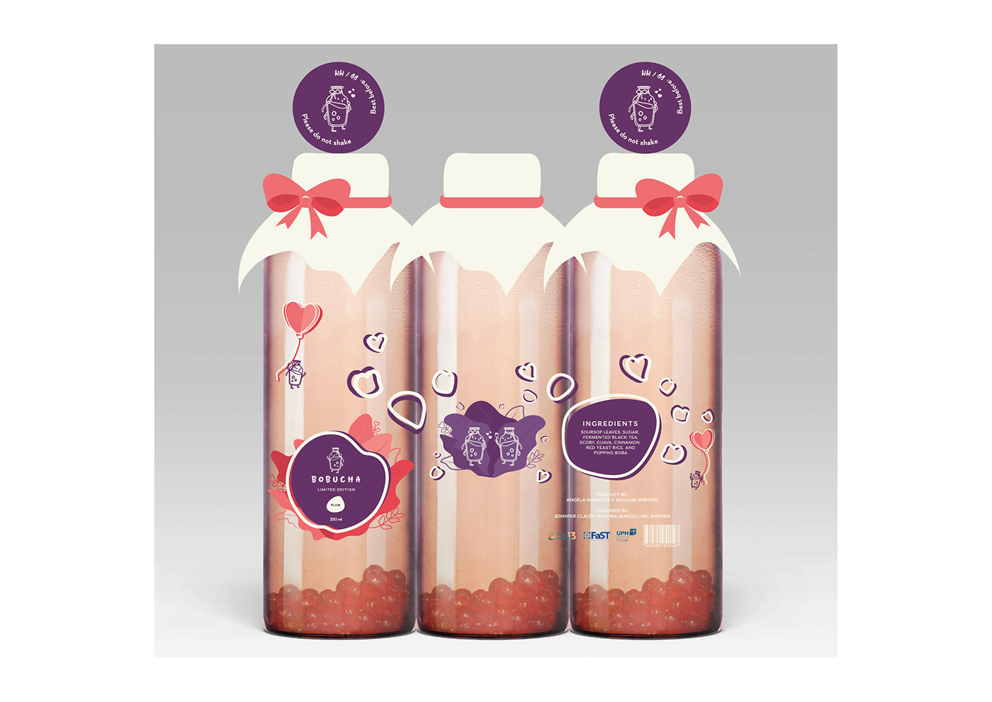 branding  design graphic graphic design  Illustrator kombucha Mockup Packaging packaging design