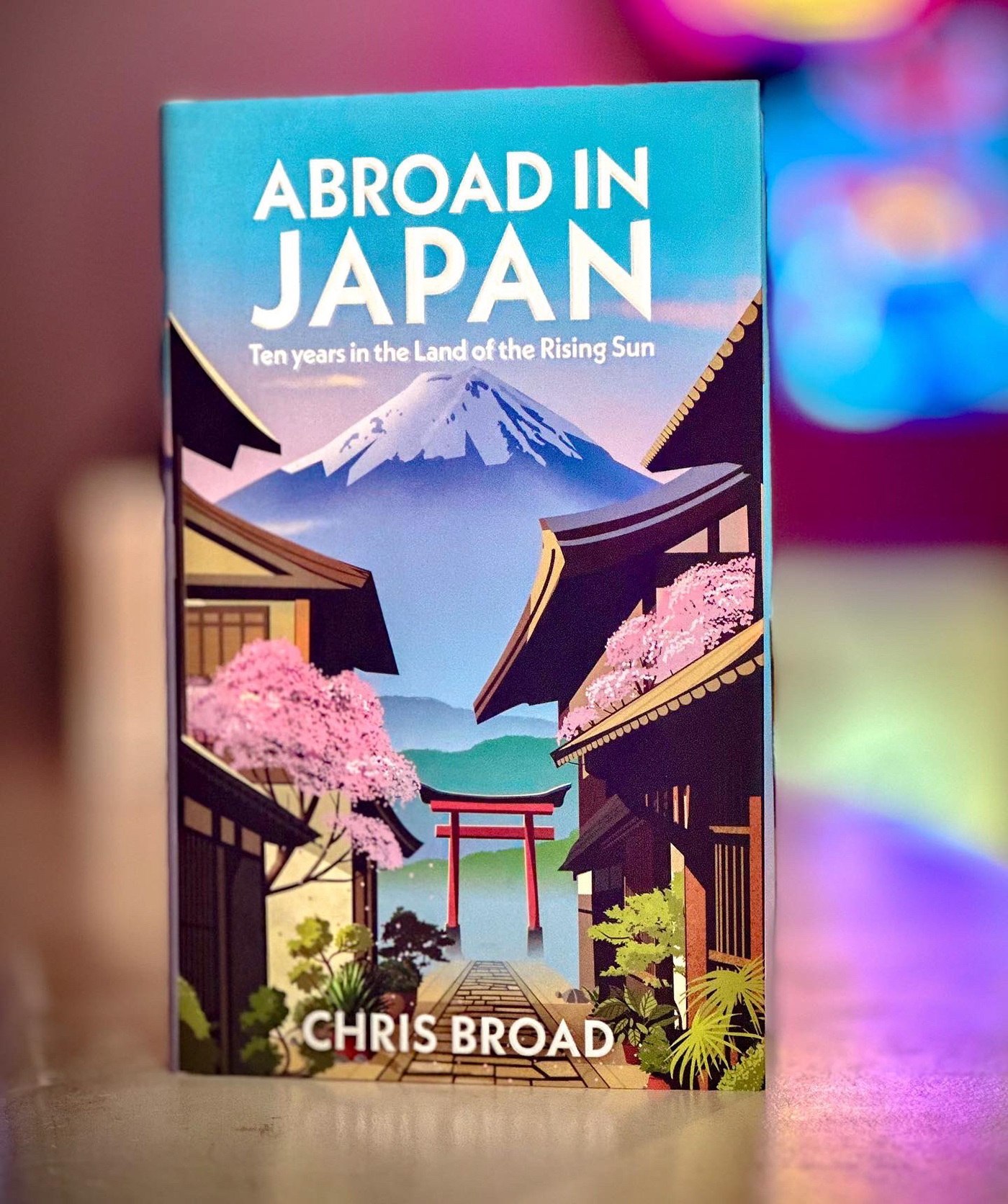 book cover japan design Travel book travel illustration matt saunders abroad in japan chris broad japan travel book