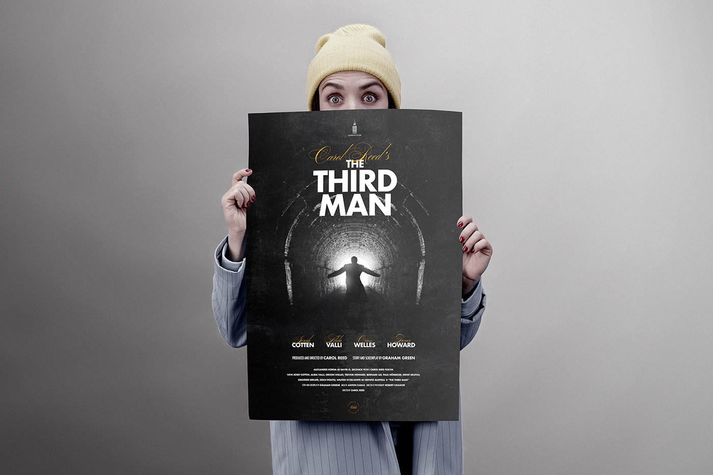 Artidoto artídotoestudio cartel cine diseñografico Film   pelicula poster posterdesign TheThirdMan