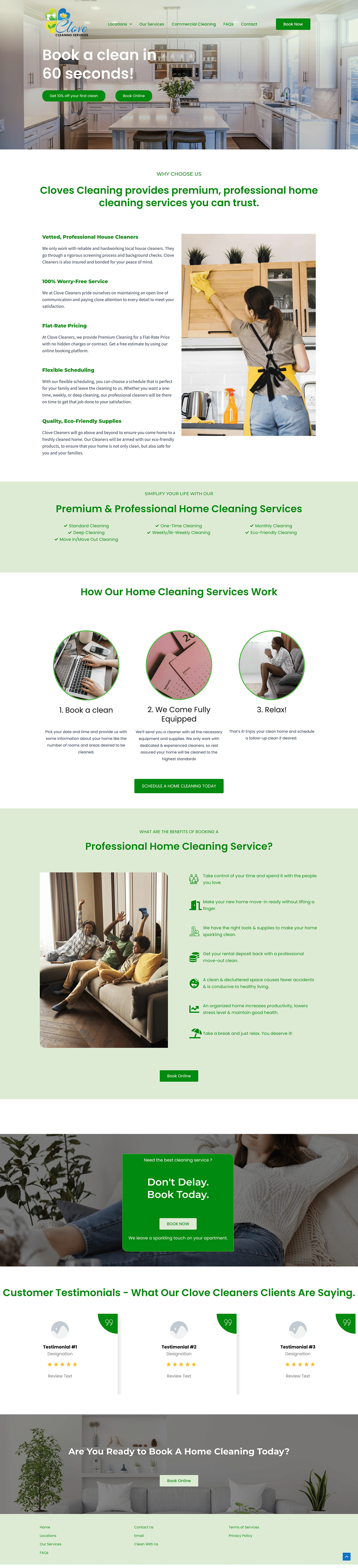 cleaning service website bookingkoala cleaning website cleaning company website
